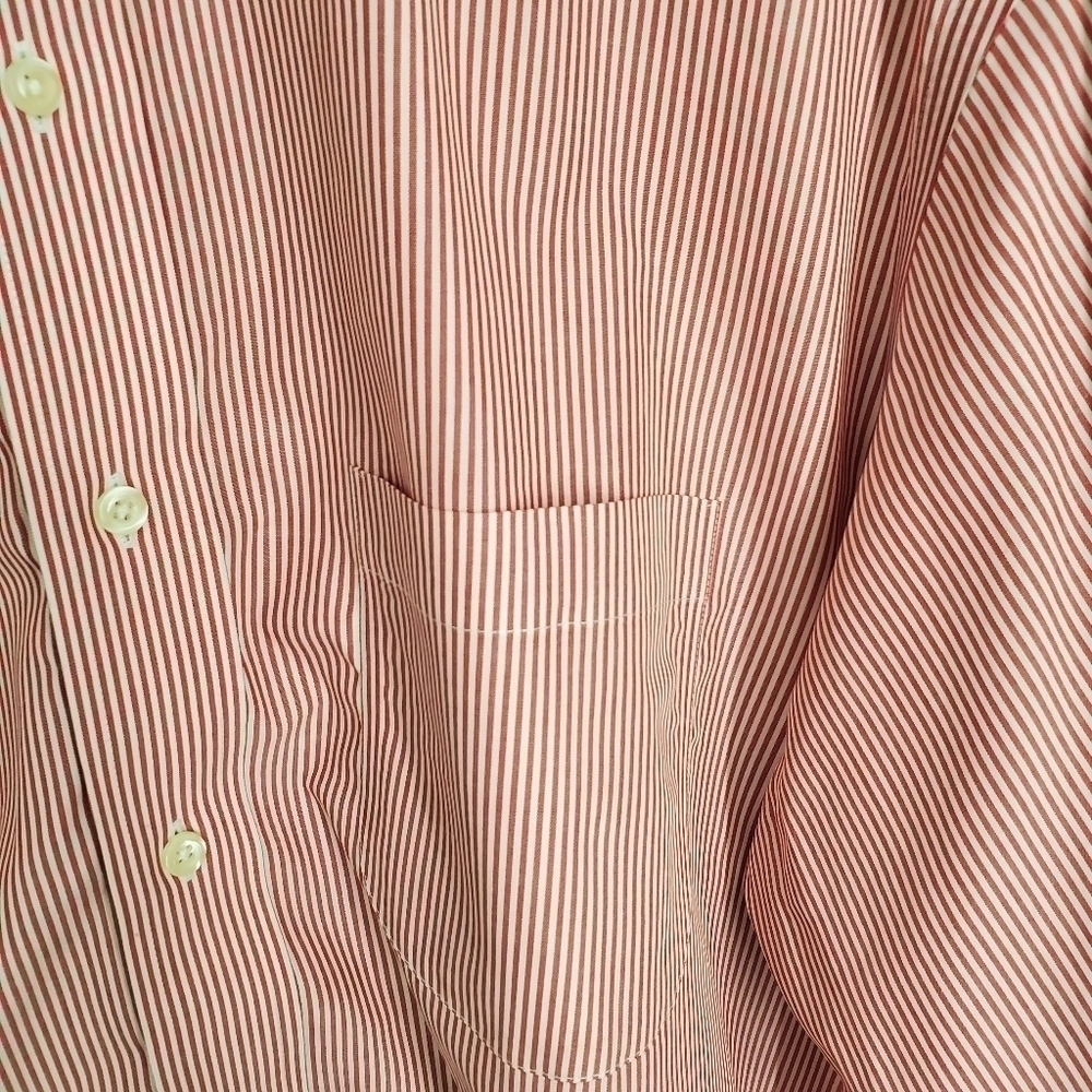 Brooks Brothers 346 Original Polo Striped Button Down Shirt Men Size 16.5 4/5 - Picture 4 of 9